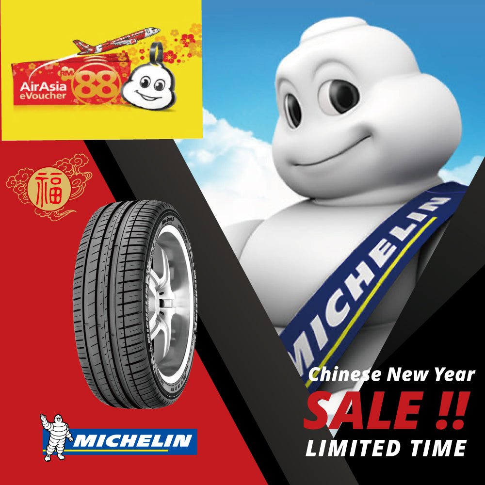 MICHELIN CNY BIG SALES & FREE AIR ASIA EVOUCHER