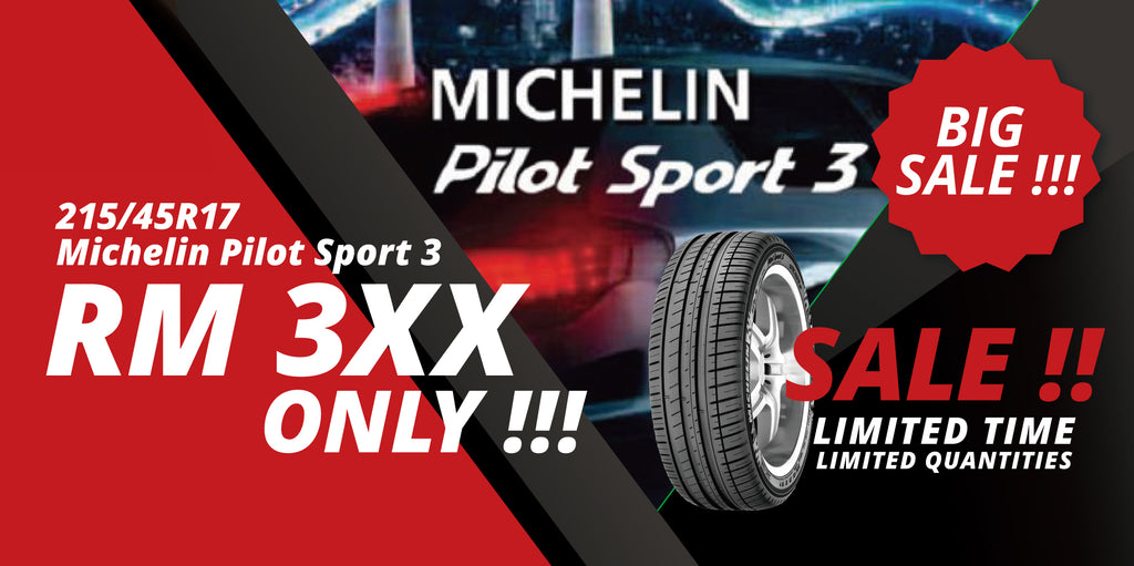 215/45R17 MICHELIN PILOT SPORT 3 BIG SALES