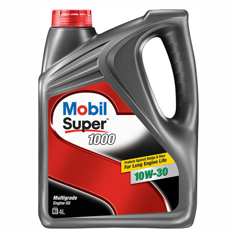 Engine Oils - Mobil Super 1000 10W30 - Hawk Tyre 