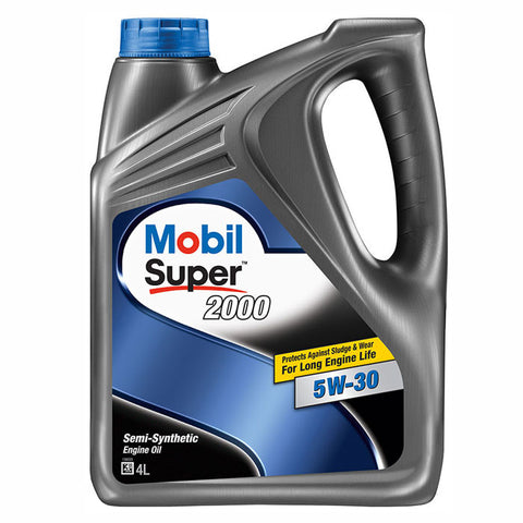 Engine Oils - Mobil Super 2000 5W30 - Hawk Tyre 