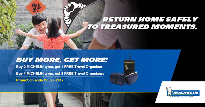 Get Michelin tyres today to return safely for that special moment and enjoy our promotion.