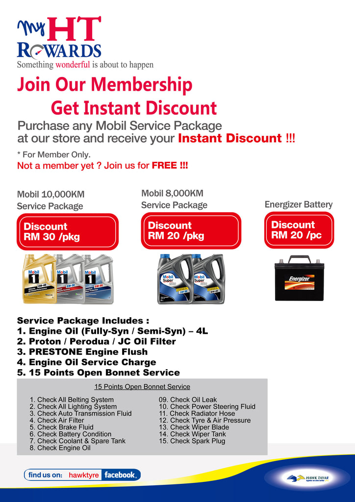 MOBIL SERVICE PACKAGE INSTANT DISCOUNT PROMOTION