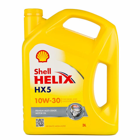 Engine Oils - Shell HX5 10W30 - Hawk Tyre 