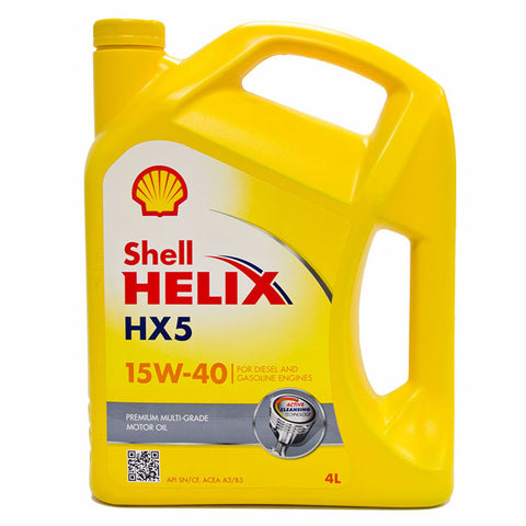 Engine Oils - Shell HX5 15W40 - Hawk Tyre 