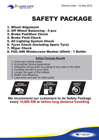 SAFETY PACKAGE - Hawk Tyre 